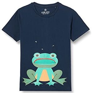 Lemon Beret Small Boys T-shirt voor jongens, Blauw