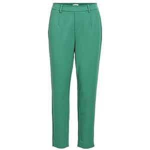 Object Objlisa Noos Damesbroek, slim fit, van stof, Lush Meadow.