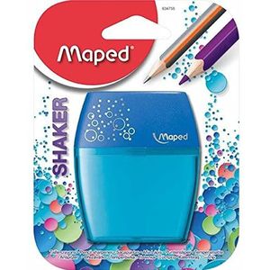 Maped Shaker 634755 puntenslijper, 2 gaten, kunststof, verschillende kleuren, 1 stuk