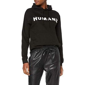 Felpa (S) Humanz Logo Slim Fit Pullover Hoodie (Black)