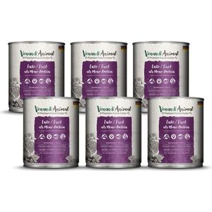 Venandi Animal Premium voering eend met monoproteïne, zonder granen 6 voor katten