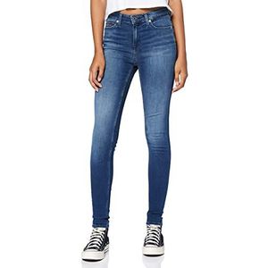 Tommy Jeans Nora Mr Skny Nnmbs Damesjeans, New Niceville Mid Blue Stretch