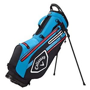 Callaway Bags Golf statieftas Chev Dry 2021, zwart/cayenne/rood, volwassenen, uniseks, Eén maat