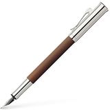 Graf von Faber-Castell vulpen Guilloche, kunsthars, cognac graf van Faber Castell