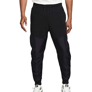 Nike M Nk Tch Flc Overlay Jggr compressiebroek heren, zwart/zwart