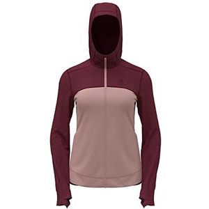 Odlo Raspberry Fudge dames midlayer - Boto Dolphin, M, Raspberry Fudge - Boto Dolphin