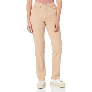Vila Flared Jeans voor dames, halfhoge taille, beige, 40 W/32 L, Beige