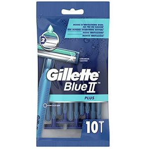Gillette Blue II Plus Rasoirs Jetables Homme, 10 unités