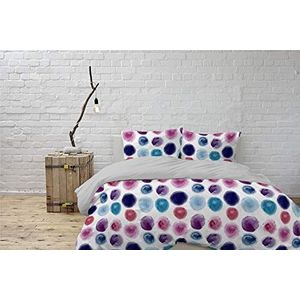 Italian Bed Linen Beddengoedset Watercolor Wt07, meerkleurig, voor tweepersoonsbed, 100% katoen