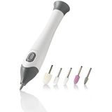 medisana MP 810 Elektrische manicure- en pedicureset met 5 opzetstukken voor nagel-, nagelriem- en eeltverzorging