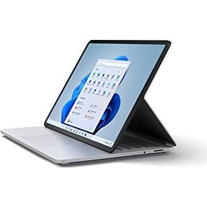 Microsoft Surface Laptop Studio, Laptop (Windows 11, 14,4 inch touchscreen, 32 GB RAM, 1 TB SSD, Intel Core i7, NVIDIA GeForce RTX 3050 Ti, platina, AZERTY-toetsenbord)