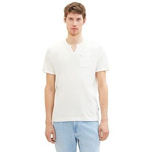 Tom Tailor T-shirt pour homme, 10332 Off White, 3XL