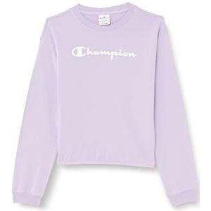 Champion Legacy American Classics-Powerblend Logo Boxy Crewneck sweatshirt voor meisjes en meisjes, lavendel, 3-4 jaar, Lavendel