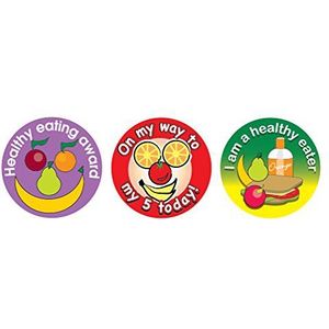SuperStickers Sticker Solutions DBS221 stickers voor gezonde voeding, 54 stuks