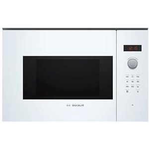 Bosch BFL523MW1F, Série 4, Micro-ondes, Encastrable, Blanc