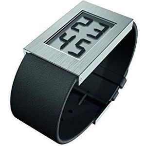 Rosendahl - 43280 – herenhorloge – kwarts – digitaal – armband van leer, zwart, zilver/goud, armband, Zilver/Goud, Armband