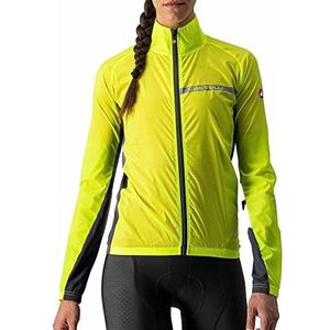 castelli Squadra dames fietsjas stretch geel L