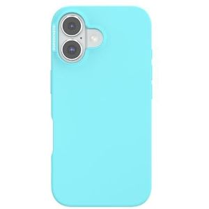 PopSockets Beschermhoes voor iPhone 16 compatibel met MagSafe, telefoonhoes voor iPhone 16, draadloze oplader, alleen hoes, blauwe stippen vlinder