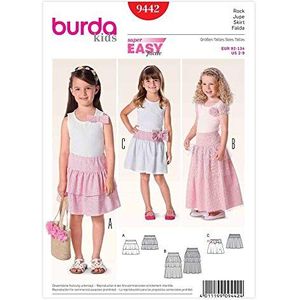 Burda B9442 naaipatroon rok 19 x 13 cm