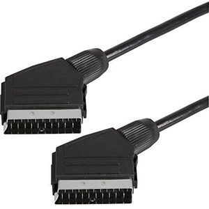 Pro Signal PSG91274 Scart-kabel, stekker op stekker, 2 m, zwart