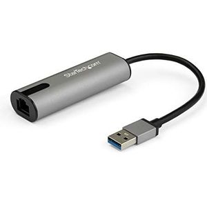 StarTech.com Adapter 2.5GbE USB-A naar Ethernet NBASE-T NIC Gigabit USB 3.0 Type A 2.5/1GbE Multi Speed USB 3.1 voor PC naar RJ45 Lenovo X1 Carbon/HP EliteBook/ZBook (US2GA30)