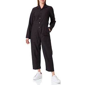 G-STAR RAW Relaxed jumpsuit met lange mouwen voor dames, Zwart (Dk Black D23038-C973-6484)