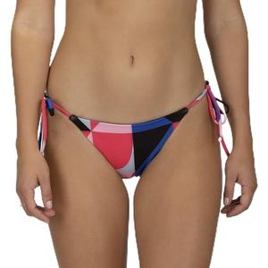 Hurley W Rvsb Geo Tie Surf Bottom Zwembroek voor dames, Red Orbit