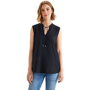Street One A343923 Top damesblouse, Donkerblauw