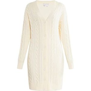 Jalene Lange cardigan voor dames, Crème