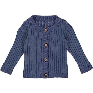 Müsli by Green Cotton Knit Rib Cardigan Baby Jersey Tricot Enfants Bébés, Indigo, 98