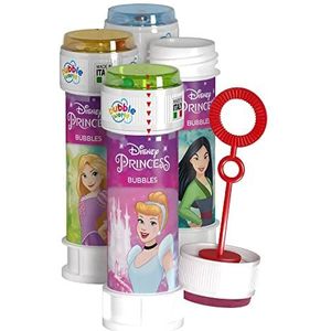 DULCOP - Disney prinses bubbels – zeepbellen – 60 ml – 047023 – meerkleurig – kunststof – officiële licentie – speelgoed voor kinderen – buitenspel – vanaf 3 jaar