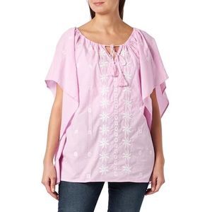 ALARY Poncho 15826565-al01 pour femme, rose blanc, taille S, rose/blanc, S