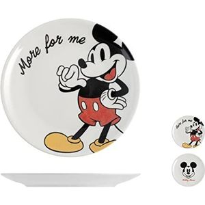 H&H Disney Mickey Zoet porseleinen bord, 26 cm