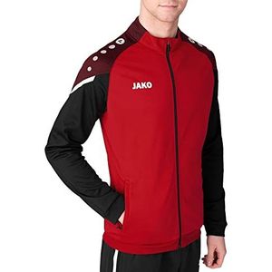 JAKO Performance polyester jas voor heren, Rood/Zwart