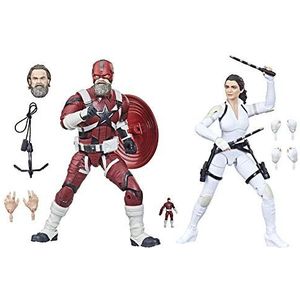 Hasbro Marvel Legends Series Red Guardian en Melina Vostokoff Avengers, figuur 15 cm, voor kinderen vanaf 4 jaar