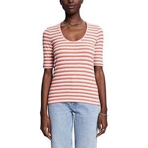 ESPRIT 043ee1k334 T-shirt voor dames, 695/pastelroze