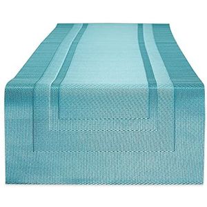 DII PVC tafelloper voor binnen en buiten, 35,6 x 182,9 cm, blauwgroen