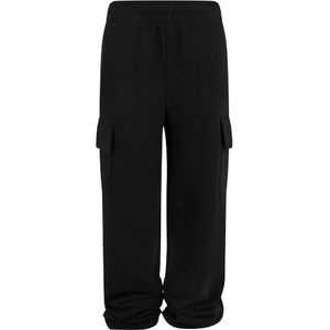 Urban Classics Pantalon de jogging Baggy Light Terry pour fille - En tissu éponge léger - Tailles 110/116-158/164, Noir, 146-152