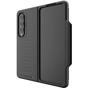 ZAGG Gear4 Bridgetown D30 Galaxy Z Fold4 5G, hoes, schokbestendig, scharnierdesign, draadloos opladen, slim (zwart)