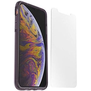 OtterBox Pack Clear Case beschermhoes voor iPhone Xs Max (transparant, schokbestendig, incl. schermbeschermfolie) violet