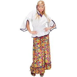 Fancy Dress Hippie-kostuum voor dames, van fluweel, maat S 36-38