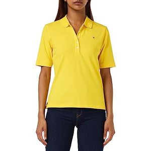 Tommy Hilfiger S/S-poloshirts voor dames, Levendig geel