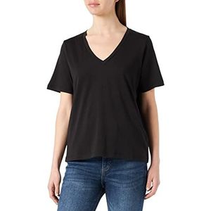 Part Two Pixipw TS T-shirt voor dames, relaxed fit, zwart.