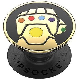 PopSockets PopGrip houder en handgreep voor smartphone en tablet met verwisselbare top – Enamel Infinity Gauntlet