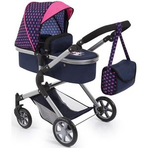 Bayer - Poppenwagen City Neo - Blauw en Roze (18154AA)