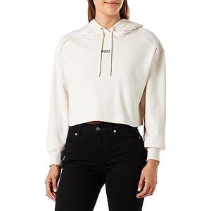 BOSS C_eflam dames sweatshirt Open White118, L, Open White118
