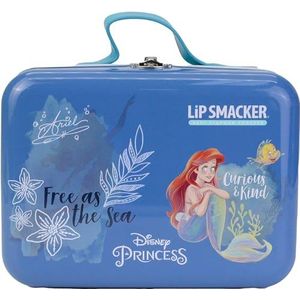 Lip Smacker Frozen Tin lunchbox, all-in-one veilig voor kinderen, inclusief gezichts-, lip- en nagelmake-up met haaraccessoires en schoonheid