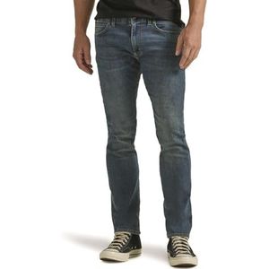 Lee Modern Series Extreme Motion Jeans voor heren, slim met rechte pijpen, Blauw
