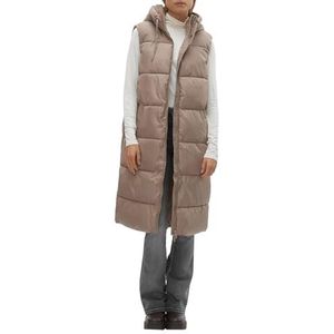 VERO MODA Vmligaane Waistcoat Noos Damesjas, Grijs (taupe).