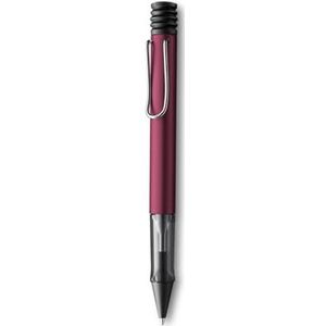 LAMY AL-star balpen 229 – Kuli van aluminium in de kleur zwart-violet met transparant handvat en verchroomde metalen clip – met grote vulling – lijnbreedte M